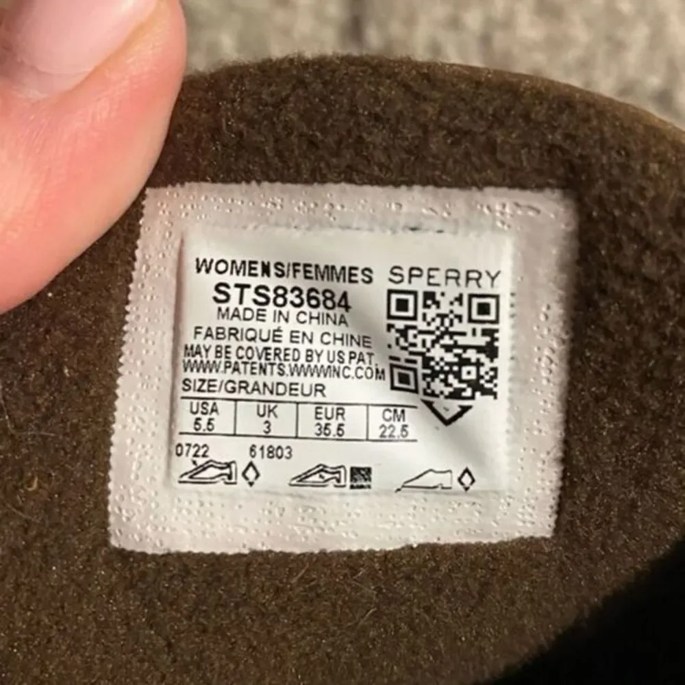Sperry Saltwater Duck Boots Women 5.5 Brown Black Side‎ Zip STS83684 Weather